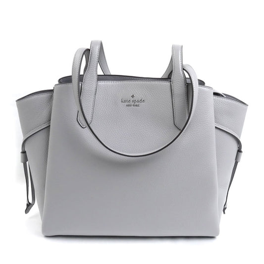 Kate Spade ケイトスペード ダンプリング ミディアム トートバッグ グレー KL012 レディース【中古】【美品】