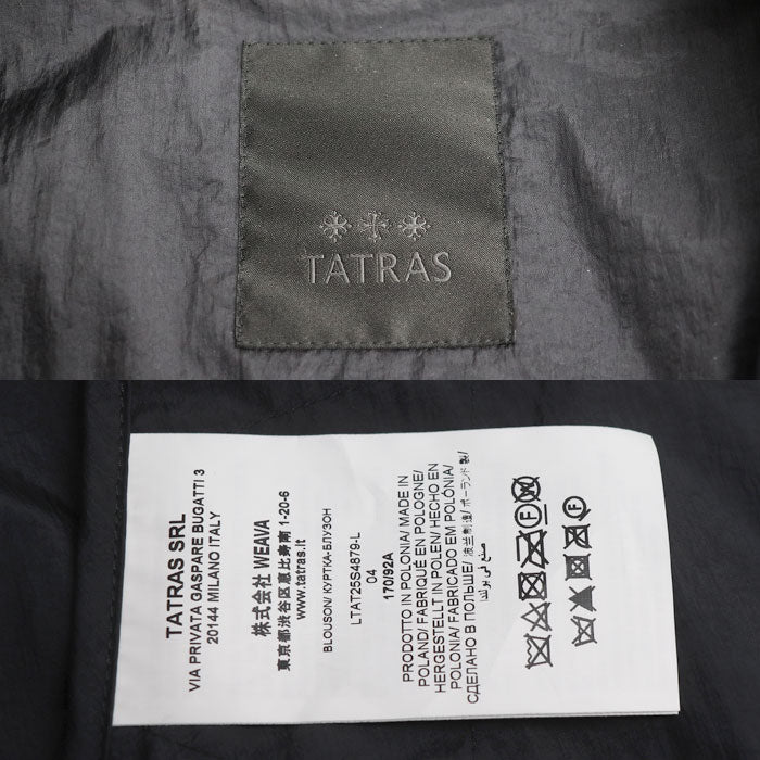 TATRAS タトラス ノーカラーライトブルゾン アーサ ブルゾン ブラック LTAT25S4879-L 
04 レディース【中古】【美品】