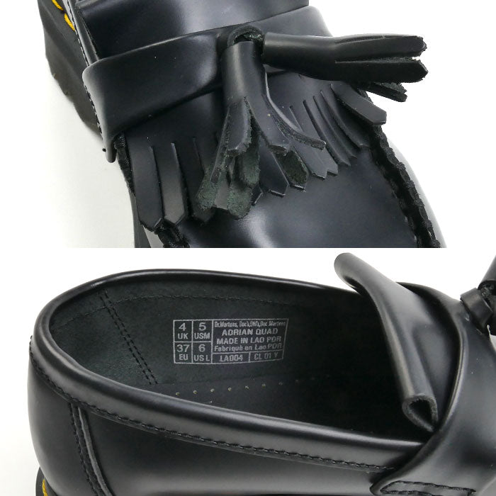 Dr.Martens ドクターマーチン タッセル ADRIAN QUAD ローファー ブラック 23cm レディース【中古】【美品】
