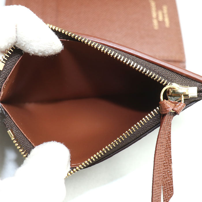 LOUIS VUITTON ルイ・ヴィトン ポルトフォイユ ヴィクトリーヌ 三つ折り財布 モノグラム ブラウン M62472 ICチップ レディース【中古】【極美品】