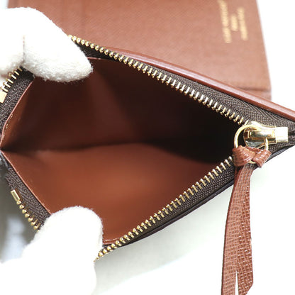 LOUIS VUITTON ルイ・ヴィトン ポルトフォイユ ヴィクトリーヌ 三つ折り財布 モノグラム ブラウン M62472 ICチップ レディース【中古】【極美品】