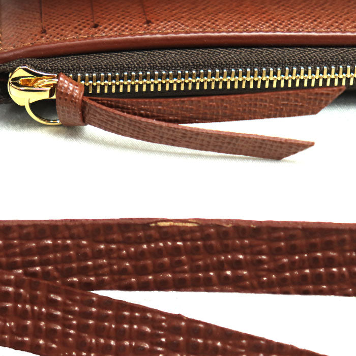 LOUIS VUITTON ルイ・ヴィトン ポルトフォイユ ヴィクトリーヌ 三つ折り財布 モノグラム ブラウン M62472 ICチップ レディース【中古】【極美品】