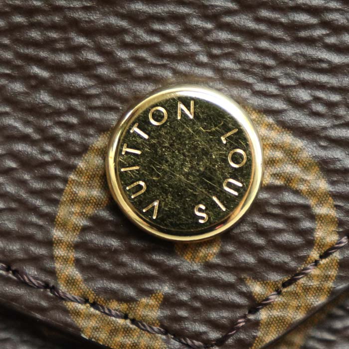 LOUIS VUITTON ルイ・ヴィトン ポルトフォイユ ヴィクトリーヌ 三つ折り財布 モノグラム ブラウン M62472 ICチップ レディース【中古】【極美品】