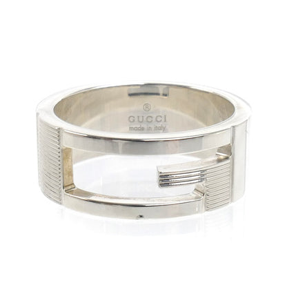 GUCCI グッチ シルバー925 ブランデッドG リング・指輪 032660 15号 8.1g ユニセックス【中古】