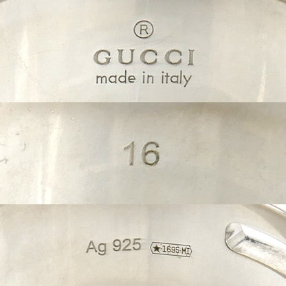 GUCCI グッチ シルバー925 ブランデッドG リング・指輪 032660 15号 8.1g ユニセックス【中古】