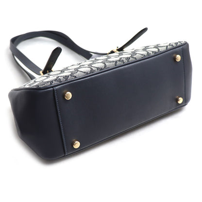 COACH コーチ アッシャー ショルダーバッグ グレー/ネイビー CBJ03 IMX1X アウトレット レディース【中古】【美品】