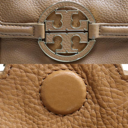 Tory Burch トリーバーチ アマンダ ミニ サッチェル 2Wayショルダーバッグ ブラウン 50009821 レディース【中古】