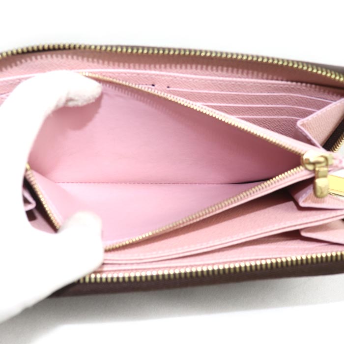 LOUIS VUITTON ルイ・ヴィトン ジッピーウォレット 長財布 ラウンドファスナー モノグラム ブラウン ローズ・バレリーヌ M41894 CA0195 ユニセックス【中古】