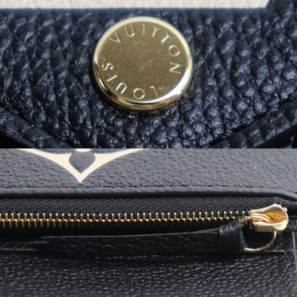 LOUIS VUITTON ルイ・ヴィトン ポルフォイユ ヴィクトリーヌ 三つ折り財布 バイカラー アンプラント ブラック M80968 ICチップ レディース【未使用】【買取品】