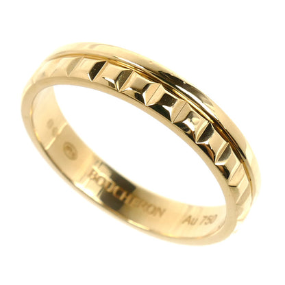 Boucheron ブシュロン K18YG イエローゴールド キャトル ラディアント ハーフ リング・指輪 JAL00251 16.5号 57 4.5g ユニセックス【中古】