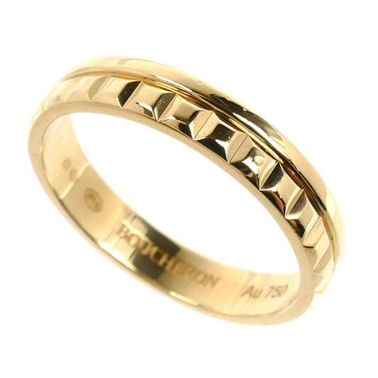Boucheron ブシュロン K18YG イエローゴールド キャトル ラディアント ハーフ リング・指輪 JAL00251 16.5号 57 4.5g ユニセックス【中古】