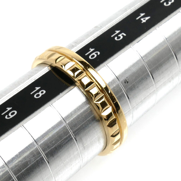 Boucheron ブシュロン K18YG イエローゴールド キャトル ラディアント ハーフ リング・指輪 JAL00251 16.5号 57 4.5g ユニセックス【中古】