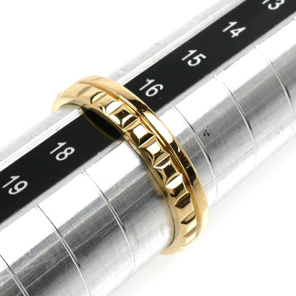 Boucheron ブシュロン K18YG イエローゴールド キャトル ラディアント ハーフ リング・指輪 JAL00251 16.5号 57 4.5g ユニセックス【中古】
