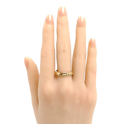 Boucheron ブシュロン K18YG イエローゴールド キャトル ラディアント ハーフ リング・指輪 JAL00251 16.5号 57 4.5g ユニセックス【中古】