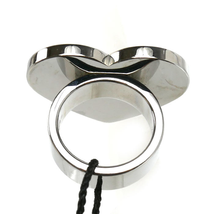DOLCE&GABBANA ドルチェアンドガッバーナ GP ラインストーン ロゴ ハート リング・指輪 DJ0545 15号 レディース【中古】【美品】