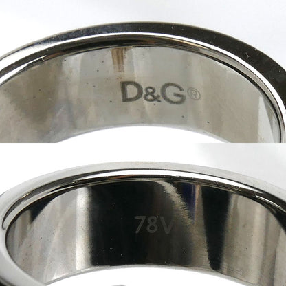 DOLCE&GABBANA ドルチェアンドガッバーナ GP ラインストーン ロゴ ハート リング・指輪 DJ0545 15号 レディース【中古】【美品】