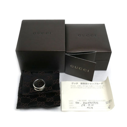 GUCCI グッチ シルバー925 ブランデッドG リング・指輪 11.5号 6.9g レディース【中古】