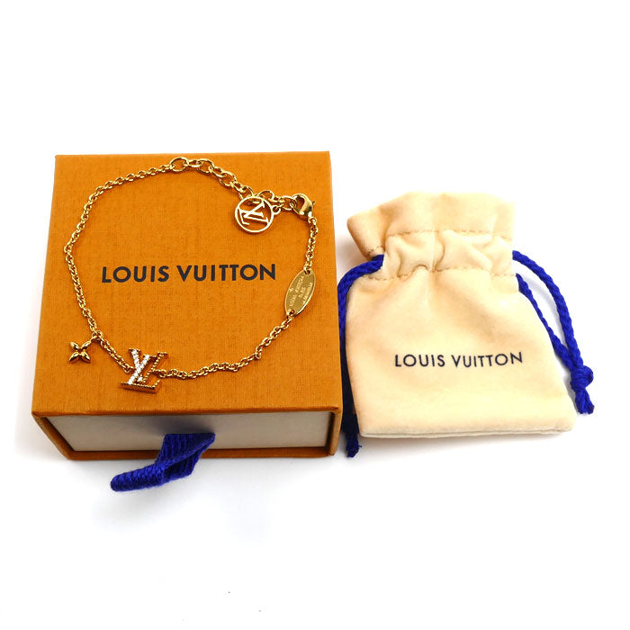 LOUIS VUITTON ルイ・ヴィトン GP ストラス ブレスレット LV アイコニック ブレスレット M00587 AK2243 レディース【中古】