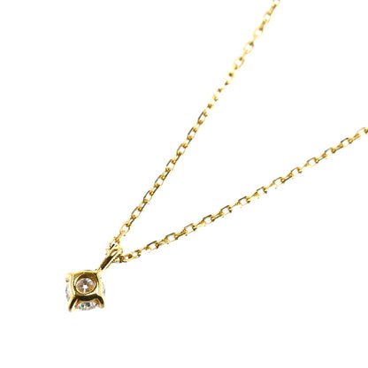 ete エテ K18YG イエローゴールド ブライト ネックレス 260838-660838 ダイヤモンド0.06ct 0.7g 40cm レディース【中古】