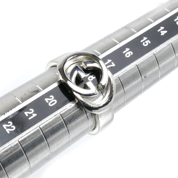 GUCCI グッチ シルバー925 ブリットリング SM リング・指輪 190483 18号 5.8g メンズ【中古】