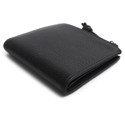 Emporio Armani エンポリオ・アルマーニ ジップ付きカードホルダー 二つ折り財布 ブラック Y4R262Y068E80001 メンズ【中古】