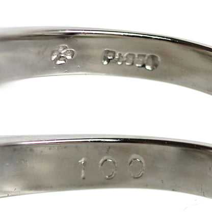 Pt850プラチナ リング・指輪 ダイヤモンド1.00ct 12号 4.8g レディース【中古】