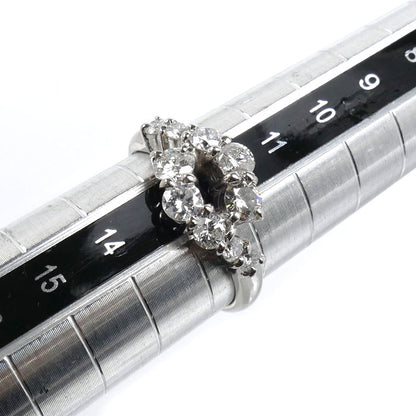 Pt850プラチナ リング・指輪 ダイヤモンド1.00ct 12号 4.8g レディース【中古】