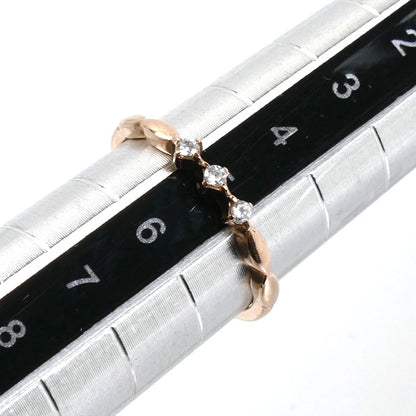 ete エテ K10PG ピンクゴールド リング・指輪 5号 0.8g レディース【中古】
