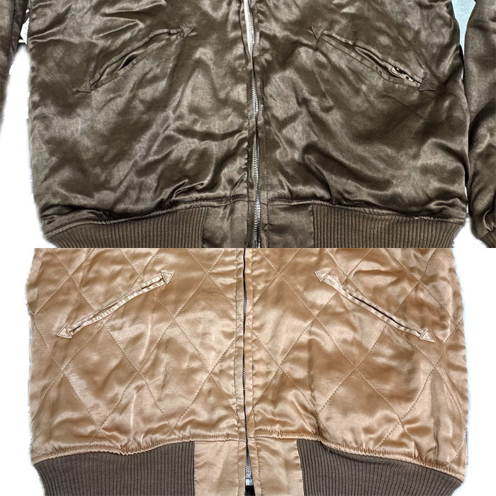 ハリウッドランチマーケット ドロ染め 最初期 スカジャン M リバーシブル 聖林公司 メンズ【中古】