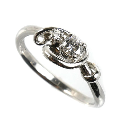 Pt900プラチナ リング・指輪 ダイヤモンド0.14ct 11号 3.4g レディース【中古】