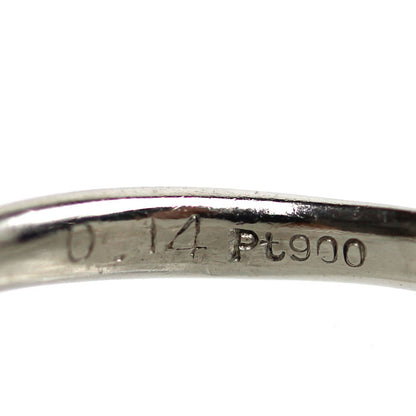 Pt900プラチナ リング・指輪 ダイヤモンド0.14ct 11号 3.4g レディース【中古】