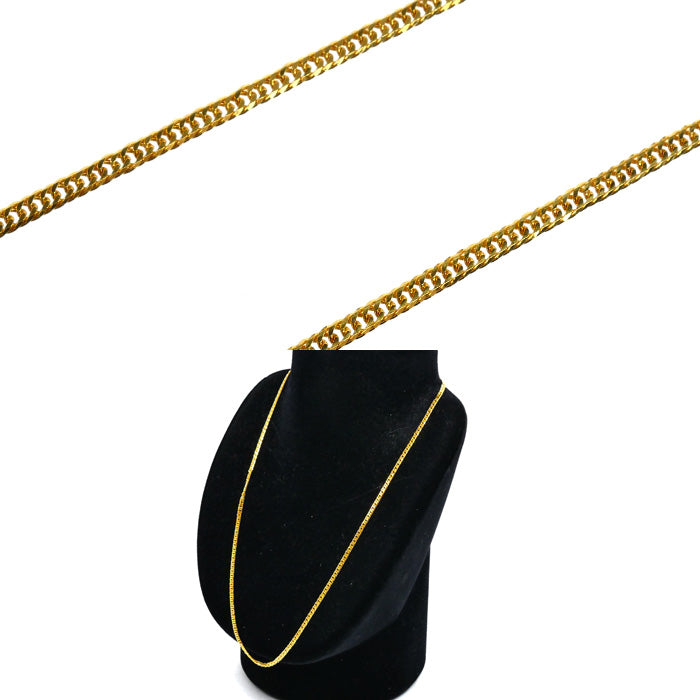 K24YG イエローゴールド ネックレス 喜平6面Wカット 10.2g 50cm ユニセックス【中古】