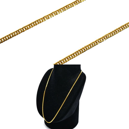 K24YG イエローゴールド ネックレス 喜平6面Wカット 10.2g 50cm ユニセックス【中古】