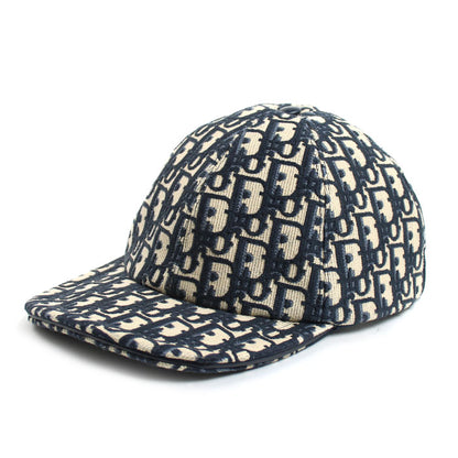 Dior ディオール ロゴ トロッター オブリーク ベースボーキャップ キャップ ネイビー 22DOB922X135 
59 ユニセックス【中古】【美品】