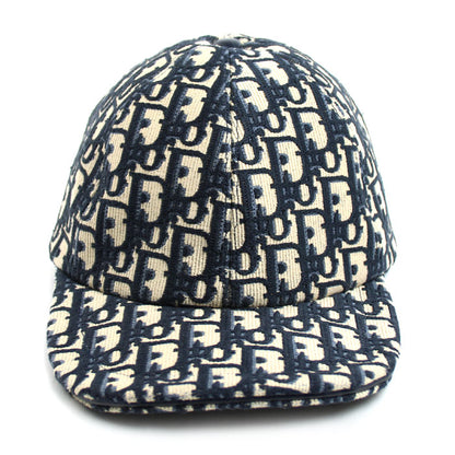 Dior ディオール ロゴ トロッター オブリーク ベースボーキャップ キャップ ネイビー 22DOB922X135 
59 ユニセックス【中古】【美品】