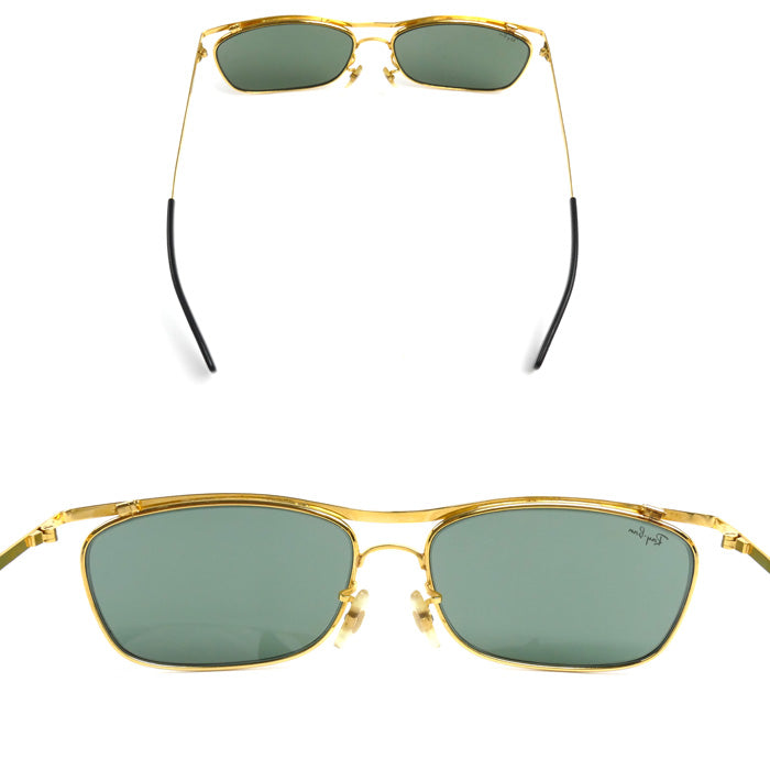 Ray-Ban レイバン olympian Ⅱ DX サングラス グリーン ゴールド メンズ【中古】