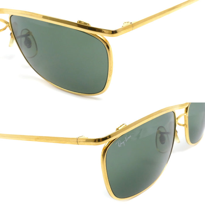 Ray-Ban レイバン olympian Ⅱ DX サングラス グリーン ゴールド メンズ【中古】