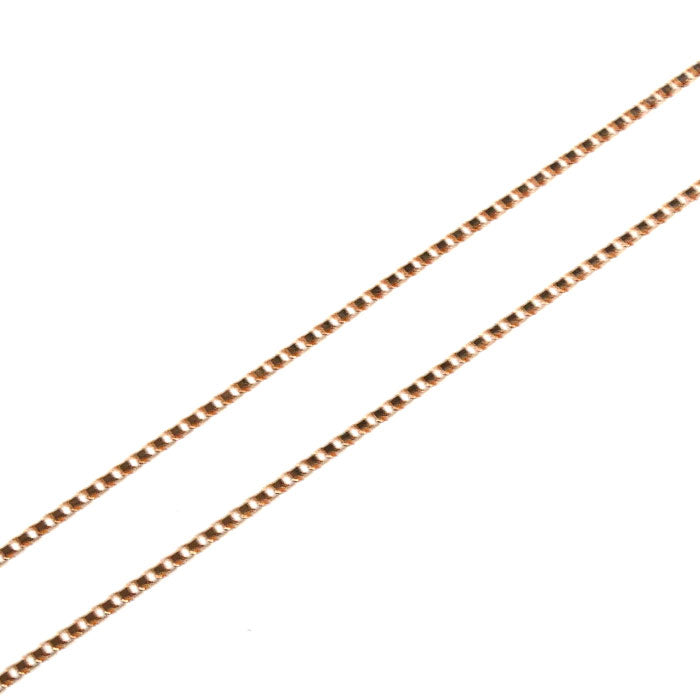 K18PG ピンクゴールド ネックレス ベネチアン 1.8g ～45cm レディース【中古】