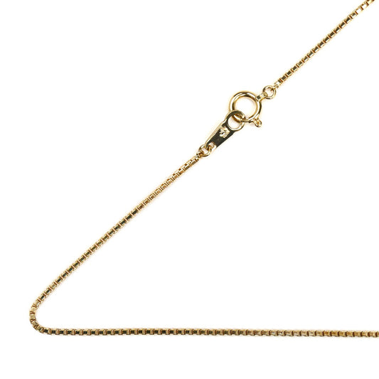 K18YG イエローゴールド ネックレス ベネチアン 3.7g 40cm レディース【中古】