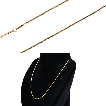 K18YG イエローゴールド ネックレス ベネチアン 3.7g 40cm レディース【中古】