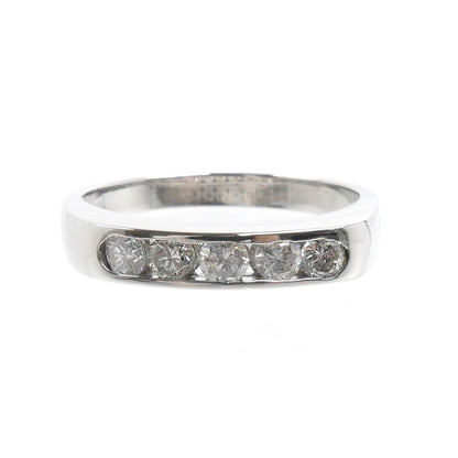Pt900プラチナ リング・指輪 ダイヤモンド0.50ct 15号 5.0g レディース【中古】【美品】