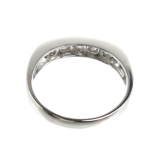 Pt900プラチナ リング・指輪 ダイヤモンド0.50ct 15号 5.0g レディース【中古】【美品】