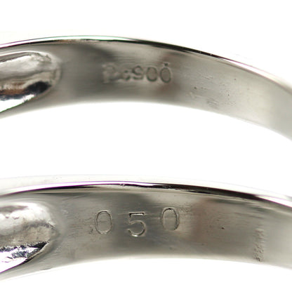 Pt900プラチナ リング・指輪 ダイヤモンド0.50ct 15号 5.0g レディース【中古】【美品】