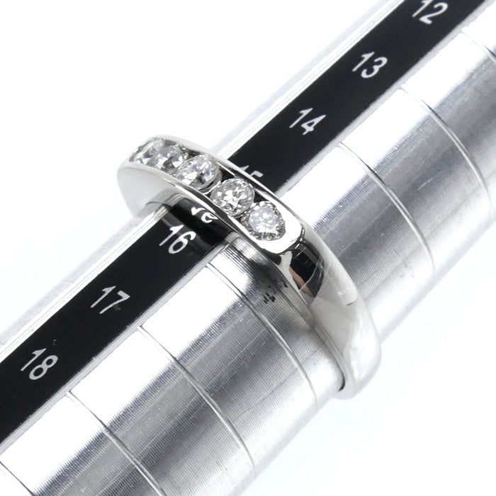 Pt900プラチナ リング・指輪 ダイヤモンド0.50ct 15号 5.0g レディース【中古】【美品】