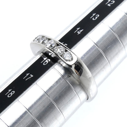 Pt900プラチナ リング・指輪 ダイヤモンド0.50ct 15号 5.0g レディース【中古】【美品】