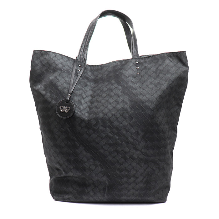 BOTTEGAVENETA ボッテガヴェネタ イントレッチオリュージョン トートバッグ ブラック 299871 ユニセックス【中古】