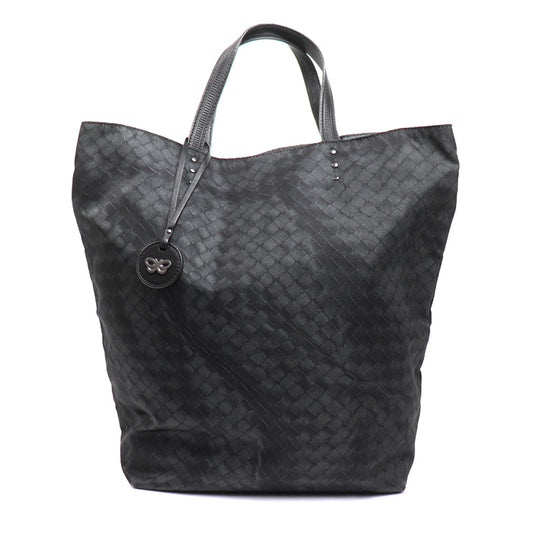BOTTEGAVENETA ボッテガヴェネタ イントレッチオリュージョン トートバッグ ブラック 299871 ユニセックス【中古】