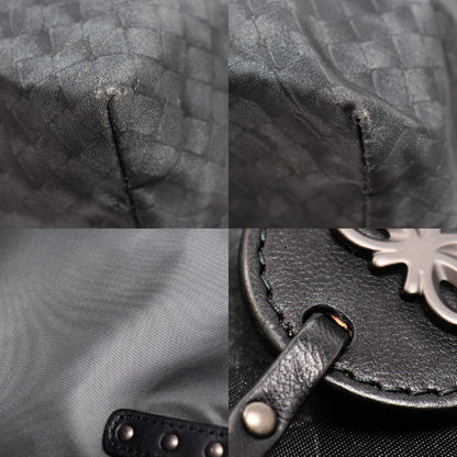 BOTTEGAVENETA ボッテガヴェネタ イントレッチオリュージョン トートバッグ ブラック 299871 ユニセックス【中古】