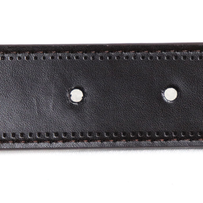 COMME CA MEN リバーシブル ベルト ダークブラウン 07-63YO01 メンズ【中古】【極美品】