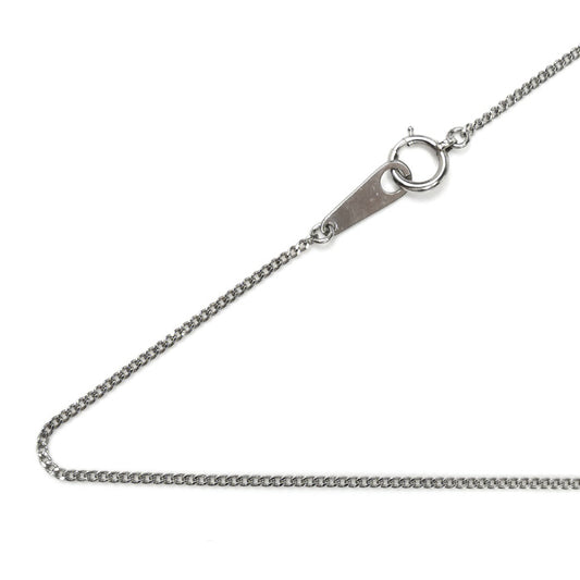 Pt850プラチナ ネックレス 喜平2面カット 2.7g 40cm レディース【中古】